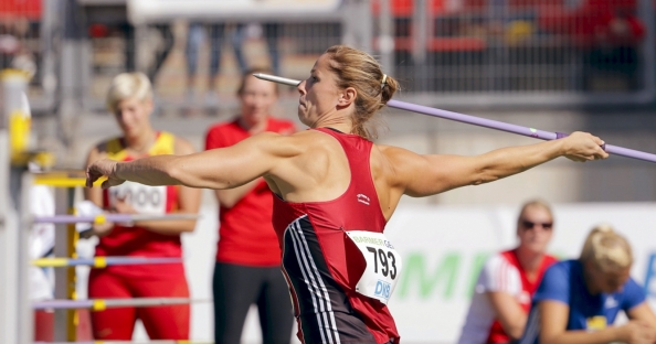 Deutsche Meisterin 2015 im Speerwurf - Katharina Molitor
