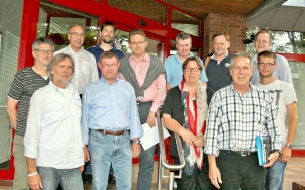 Die Vertreter der LV Rheinland, Westfalen und Nordrhein beim Treffen in Duisburg