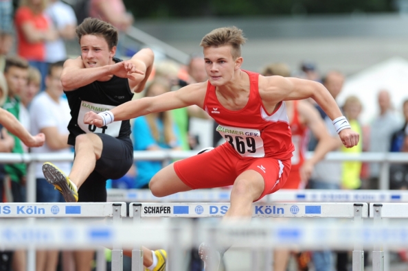 Doppelmeister in Köln: Maximilian March (Team Voreifel) re.